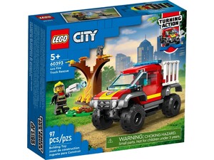 Конструктор LEGO City Пожежно-рятувальний позашляховик 60393