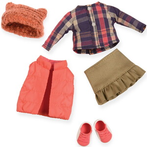 Одежда и аксессуары: Оранжевый жилет, одежда для кукол, Lori