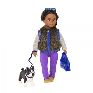 Куклы: Кукла Илисса и собачка терьер Индиана (15 см), Lori
