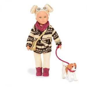 Ляльки: Кукла Дакота с собачкой Джек Рассел (15 см), Lori