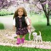 Кукла Гиа с собачкой Далматинец (15 см), Lori дополнительное фото 1.