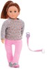 Лялька Розалінда з повідком для вигулу собак (15 см), Activity Dolls, Lori