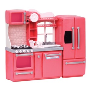 Игры и игрушки: Кухня для гурманов розовая, 94 предмета, Our Generation