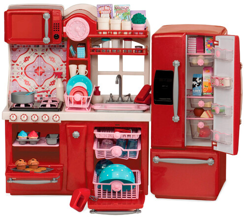 Будиночки і меблі: Кухня для гурманів червона, 94 предмета, Our Generation