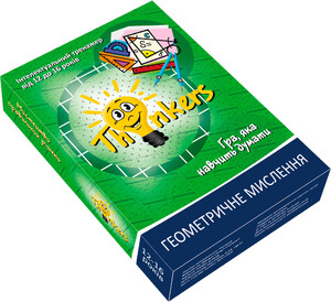 Головоломки и логические игры: Игра Геометрическое мышление для детей 12-16 лет (украинский язык), Thinkers