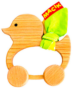 Развивающие игрушки: Уточка, деревянная каталка, Масик