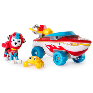 Игры и игрушки: Спасательный автомобиль с фигуркой Маршалла, Морской патруль, PAW Patrol
