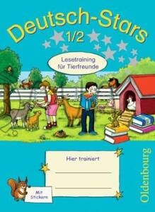 Навчальні книги: Stars: Deutsch-Stars 1/2 Lesetraining Tierfreunde