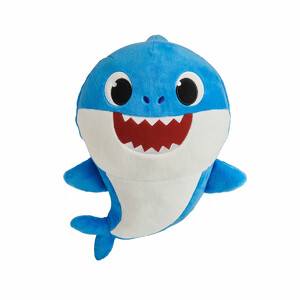 Розвивальні іграшки: Інтерактивна м'яка іграшка «Тато Акуленятка», 30 см, Baby Shark