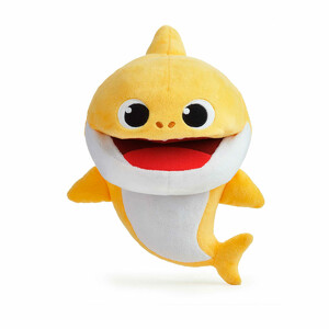 Інтерактивна м'яка іграшка на руку зі зміною темпу відтворення — «Малюк Акуленятко», Baby Shark
