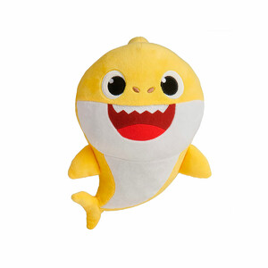 Животные: Мягкая игрушка «Малыш Акуленок, желтый», 20 см, Baby Shark
