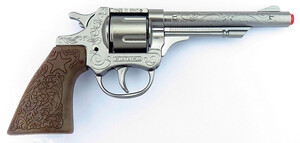Игры и игрушки: Револьвер Cowboy 8-ми зарядный (металл), Gonher