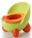 Дитячий горщик Кью Кью, зелено-помаранчевий, Babyhood дополнительное фото 1.