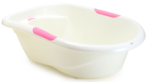 Аксесуари для купання: Ванночка Рабі, біло-рожева, Babyhood