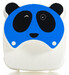 Ступеньки в ванную Панда, бело-голубые, Babyhood дополнительное фото 1.