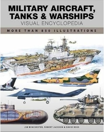 Наука, техніка і транспорт: Military Aircraft, Tanks & Warships: Visual Encyclopedia [Amber Books]