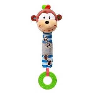 Розвивальні іграшки: М'яка іграшка з пискавкою «Мавпочка Джордж», 22 см, BabyOno