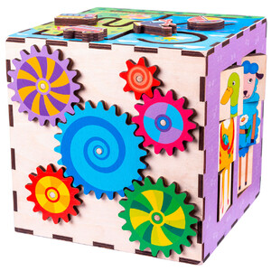 Развивающие игрушки: Интерактивный куб-сортер 25 х 25, Quokka