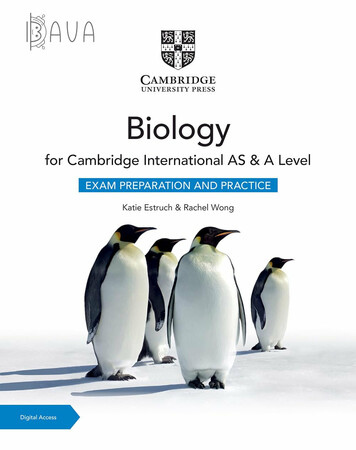 Наука, техніка і транспорт: Cambridge International AS & A Level Biology Exam Preparation and Practice with Digital Access