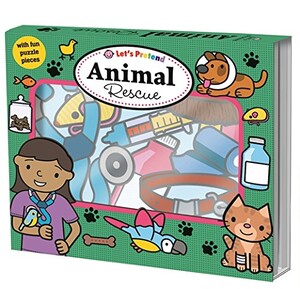 Книги про животных: Let's Pretend: Animal Rescue
