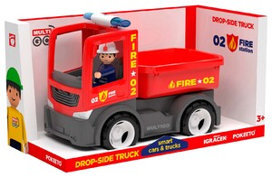 Фигурки: Пожарная машина-грузовик с водителем, Fire, MultiGO, Efko