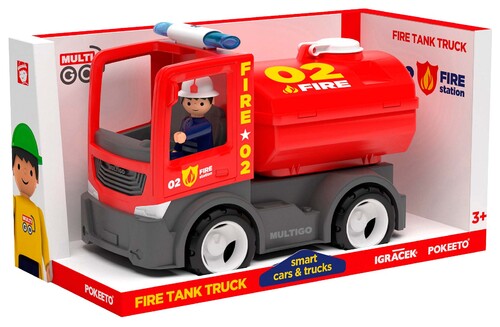 Спасательная техника: Пожарная автоцистерна с водителем, Fire, MultiGO, Efko