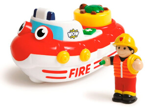 Развивающие игрушки: Пожарный катер Феликс, игрушка для купания, Wow Toys