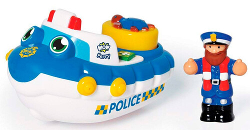 Игрушки для ванны: Полицейский лодка Перри, игрушка для купания, Wow Toys