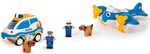 Спасательная техника: Полицейский патруль, двойной набор, Wow Toys