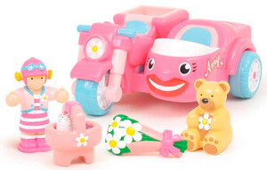 Куклы: Мотоцикл Эми с коляской, Whiz-Around Amy, Wow Toys