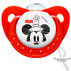 Ортодонтическая пустышка Trendline Disney Микки 0-6 мес. (красная), NUK
