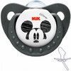 Ортодонтическая пустышка силиконовая Trendline Disney Микки, 6-18 мес. (черная), NUK