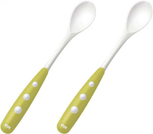 Детская посуда и приборы: Ложечки с длинной ручкой Easy Learning, 2 шт., горчичные, NUK