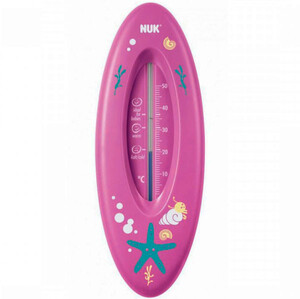 Термометр для ванной Океан, розовый, NUK