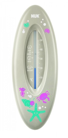 Аксесуари для купання: Термометр для ванної Океан, сірий, NUK
