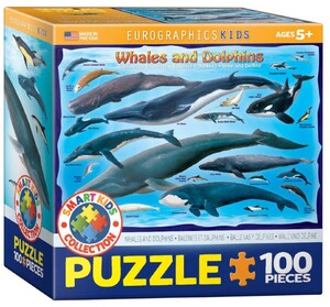 Класичні: Пазл Кити і дельфіни (100 ел.)