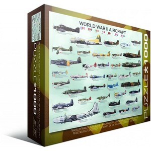 Пазлы и головоломки: Пазл Самолеты 2-й Мировой войны (1000 эл.)