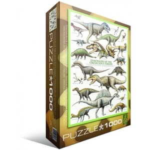 Игры и игрушки: Пазл Динозавры Мелового пероида (1000 эл.)