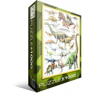 Игры и игрушки: Пазл Динозавры Юрского периода (1000 эл.)
