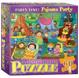 Игры и игрушки: Пазл Пижамная вечеринка (60 эл.)