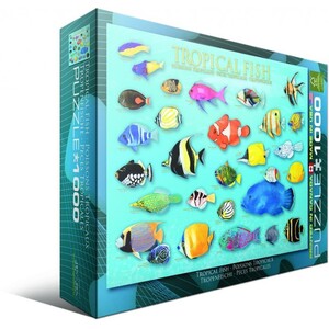 Игры и игрушки: Пазл Тропические рыбы (1000 эл.)