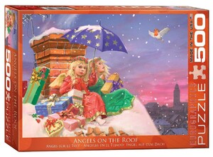 Игры и игрушки: Пазл Ангелы на крыше (500 эл.)