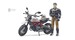 Мотоцикл с мотоциклистом Scrambler Ducati Desert Sled, Bruder дополнительное фото 1.