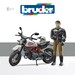 Мотоцикл с мотоциклистом Scrambler Ducati Desert Sled, Bruder дополнительное фото 3.