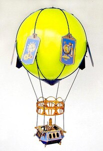 Аппликации и декупаж: Воздушный шар, Сборная модель из картона, Умная бумага