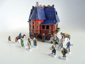Ратуша, Сборная модель из картона, серии Средневековый город, Умная бумага