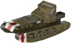 Моделирование: Танк Whippet (Рус. армии 1920-х гг.), Сборная модель из картона, серии Военная техника, Умная бумага