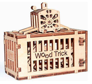 Дерев'яні конструктори: Контейнер для крана, механічний 3D-пазл, Wood Trick