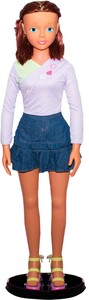 Ляльки: Кукла, которая ходит, Келли и я (синяя юбка), 127 см, Devilon
