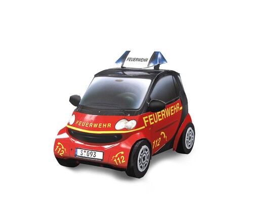 Моделирование: Smart fortwo-пожарный серии Автомобили, Сборная игровая модель из картона, Умная бумага